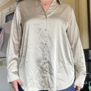 H&M Chardonnay Button-Up Shirt